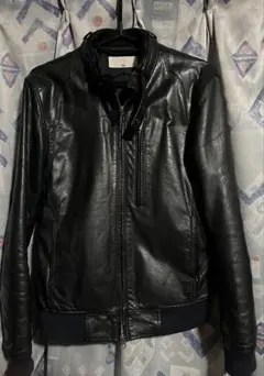 HARE 羊革 シングルライダース レザージャケット エイジング 黒 S 本革