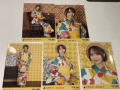 乃木坂46 弓木奈於 浴衣 5種コンプ 座りヨリ 生写真 - メルカリ