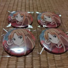 ソードアート・オンライン SAO アスナ 缶バッジ - メルカリ