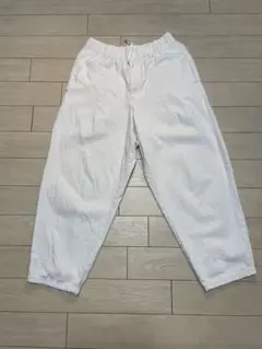 GU ホワイト バルーンパンツ Sサイズ