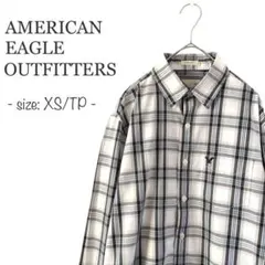 【AMERICAN EAGLE 】アメリカンイーグル　チェック　長袖シャツ　春