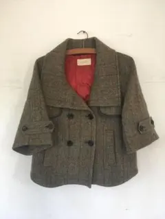 TOMORROWLAND×HarrisTweed ショートコート
