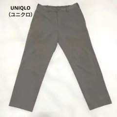 ​【廃盤名作】ユニクロ EZYアンクルパンツ ウールライク グレー S 紐付