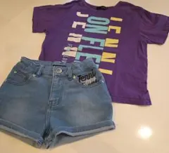 Jenni 紫 Tシャツ ショートパンツセット 130cm