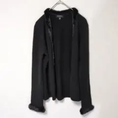エポカ カシミア100% ミンク カーディガン 細身デザイン 40のサムネイル