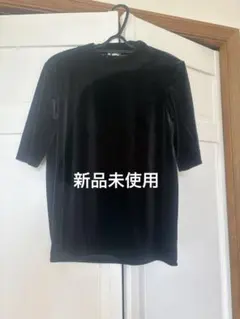 【新品未使用】GUベルベット 半袖トップス