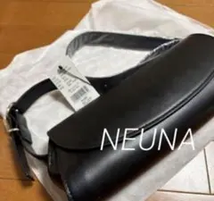 売り切り特価　新品　NEUNAミニマルレザーバッグ ブラックのサムネイル