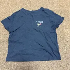 UNIQLO PEANUTS Tシャツ Sサイズ ネイビーのサムネイル