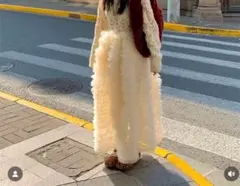 big volume tulle skirt