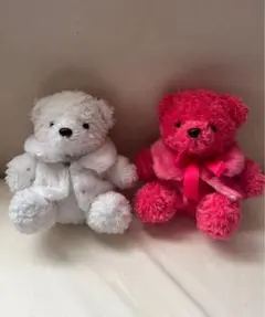 くま　ぬいぐるみ　2体　高島屋　ラブベア風　Love bare