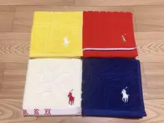 新品　ラルフローレン ハンカチ4枚セット