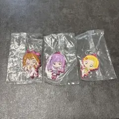 アイカツ プリパラ 10th ラバーストラップ　3種セット