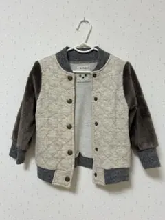 nino キッズジャケット 100cm ベージュ・グレー