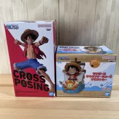 ワンピース CROSS POSING ルフィ フィギュア＆サニー号 リモコンカー