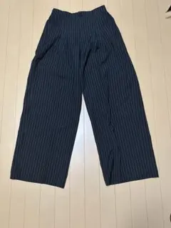 UNDERSTATEMENTS ワイドパンツ Mサイズ ネイビー