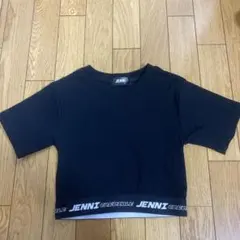 JENNI ブラック クロップド Tシャツ 150cmのサムネイル