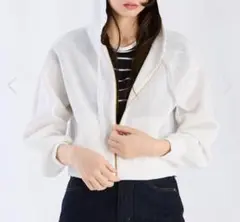 To b. by agnès b. メッシュ ニット ミニフーディーのサムネイル