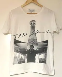 岡本太郎 太陽の塔 オフィシャル フォトTシャツ 白 Mのサムネイル
