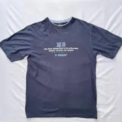 DUNLOP ダークグレー ブルー　Tシャツ M サイズのサムネイル