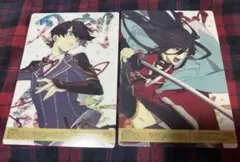 刀剣乱舞 ファミマ クリアポスター 5周年 一期一振 薬研藤四郎 2枚