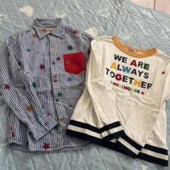 ミキハウス　シャツ ロンTセット