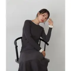 ★タグカット新品未使用★定価14,993円バイカラーニットワンピース