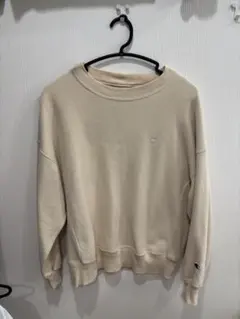 Champion リバースウィーブ スウェット トレーナー ベージュ