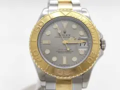 ROLEX ヨットマスター 168623 シルバー SS×YG 箱保証書付 - メルカリ