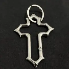 キーリング キーホルダー Y2K クロス型 キーフック 大きめ 新品