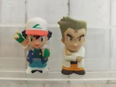 ポケモンキッズ　指人形　サトシ　オーキド博士　トレーナー　2体セット　まとめ売り