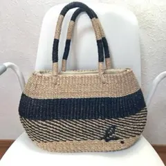 かごバッグ　アニエスベーボヤージュ　（agnes b. VOYAGE）　天然植物