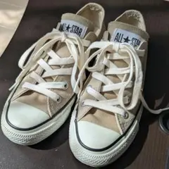 【定番】コンバース オールスター ローカット ベージュ [サイズ：23cm]