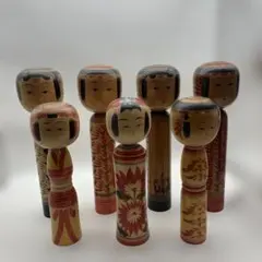 創作 こけし セット まとめ kokeshi doll - メルカリ