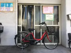 地域限定送料無料 パスナチュラ 24インチ 12,3AH 赤 神戸 電動