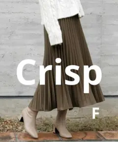 美品 Crisp プリーツスカート F