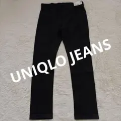 UNIQLO JEANS BLACK スリムフィット　33