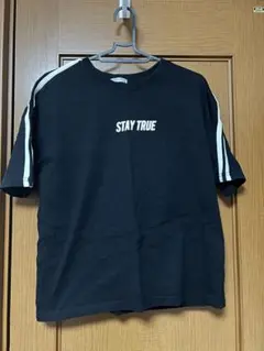 ライン　半袖Tシャツ M
