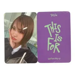 TWICE THIS IS FOR withmuu トゥワイス トレカ モモ