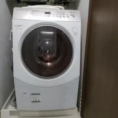 【稼働確認済/格安】SHARPドラム式洗濯機ES-V510-NL左開き　書類完備 稼働確認済/格安】SHARPドラム式洗濯機ES-V510-NL左開き書類完備