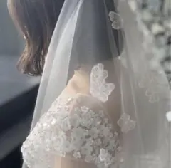 トリートドレッシング　ウェディングベール　80×250