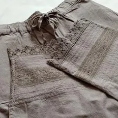 新品　SM2☆レースとピンタックパンツ