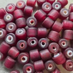 001 レア❗希少品 ホワイトハートビーズ10㎜大玉2個 インディアンジュエリー