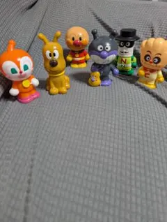 アンパンマン　ソフビ人形6体セット