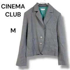 CINEMA CLUB シネマクラブ　テーラードジャケット M グレー　ポリ