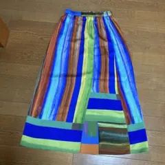 PLEATS PLEASE プリーツプリーズ ロングスカート 総柄 - メルカリ