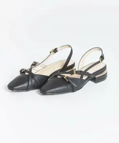 Herlipto Mademoiselle Mules ブラック37 小嶋陽菜 - メルカリ