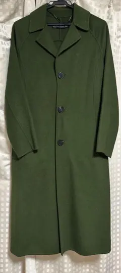 ZARA オリーブグリーン ロングコート レディース　XSベルト付き