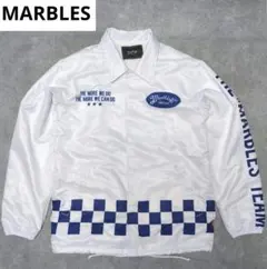 MARBLES マーブルズ ボア　コーチジャケット ホワイト　Sサイズ