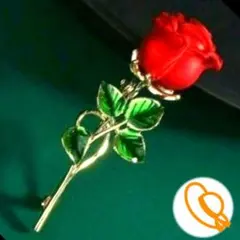 ブローチ　レディース　ゴールド　薔薇　フラメンコ　アンティーク　お花見コーデ