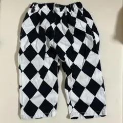 【値下げしました✨】breeze シェフパンツ　チェッカー柄　90サイズ